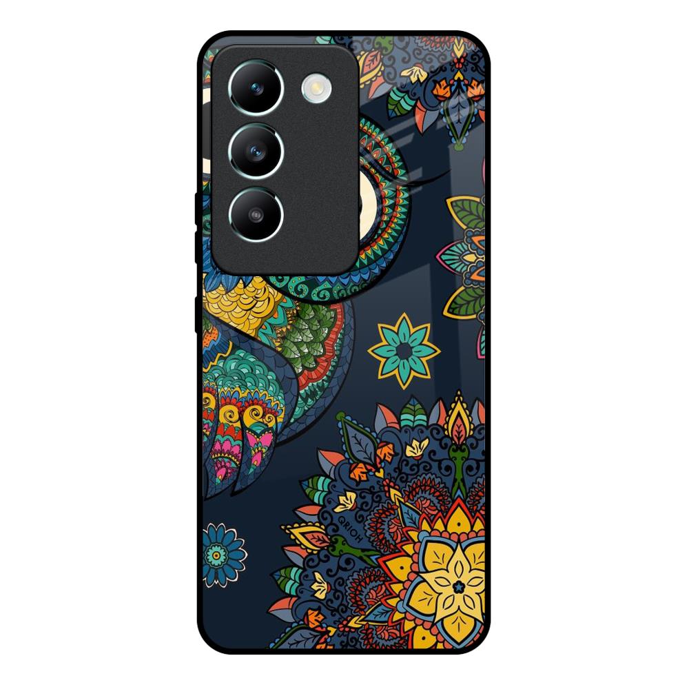 Owl Art Vivo Y200e 5G Glass Back Cover Online