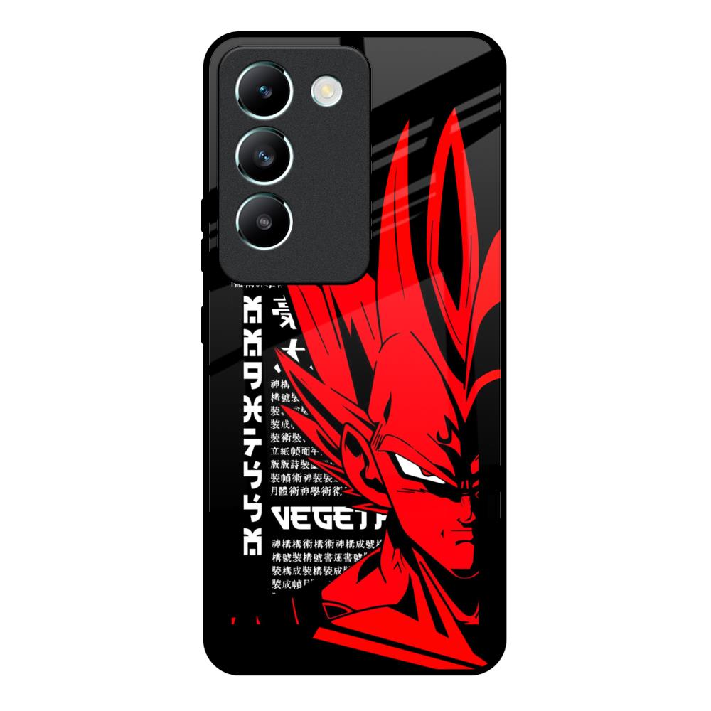 Red Vegeta Vivo Y200e 5G Glass Back Cover Online