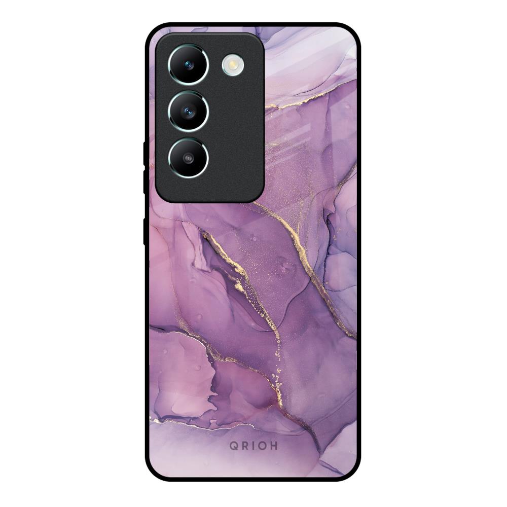 Purple Gold Marble Vivo Y200e 5G Glass Back Cover Online