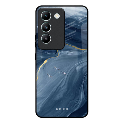 Deep Ocean Marble Vivo Y200e 5G Glass Back Cover Online