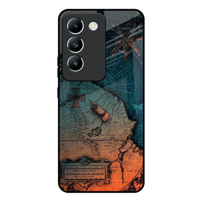 Geographical Map Vivo Y200e 5G Glass Back Cover Online