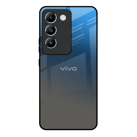 Blue Grey Ombre Vivo Y200e 5G Glass Back Cover Online