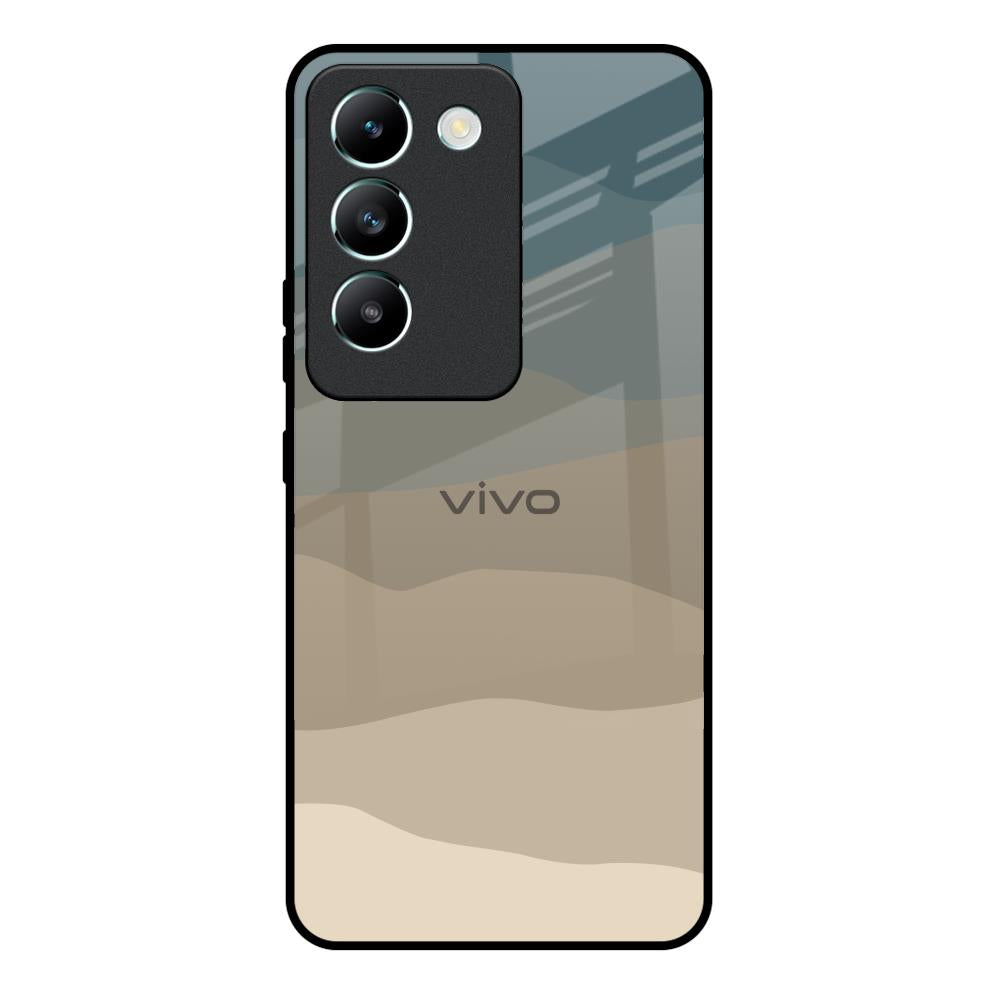 Abstract Mountain Pattern Vivo Y200e 5G Glass Back Cover Online