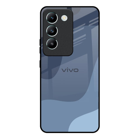 Navy Blue Ombre Vivo Y200e 5G Glass Back Cover Online