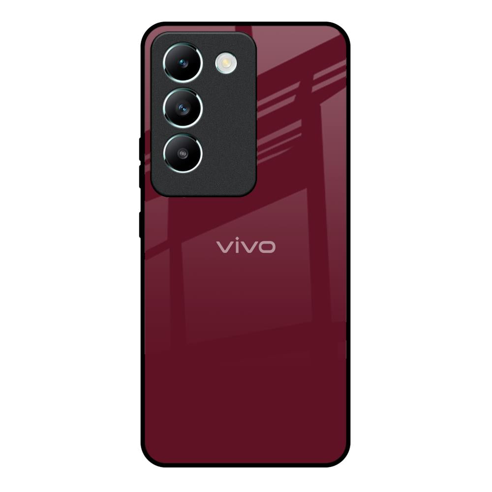 Classic Burgundy Vivo Y200e 5G Glass Back Cover Online