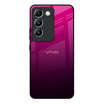 Purple Ombre Pattern Vivo Y200e 5G Glass Back Cover Online