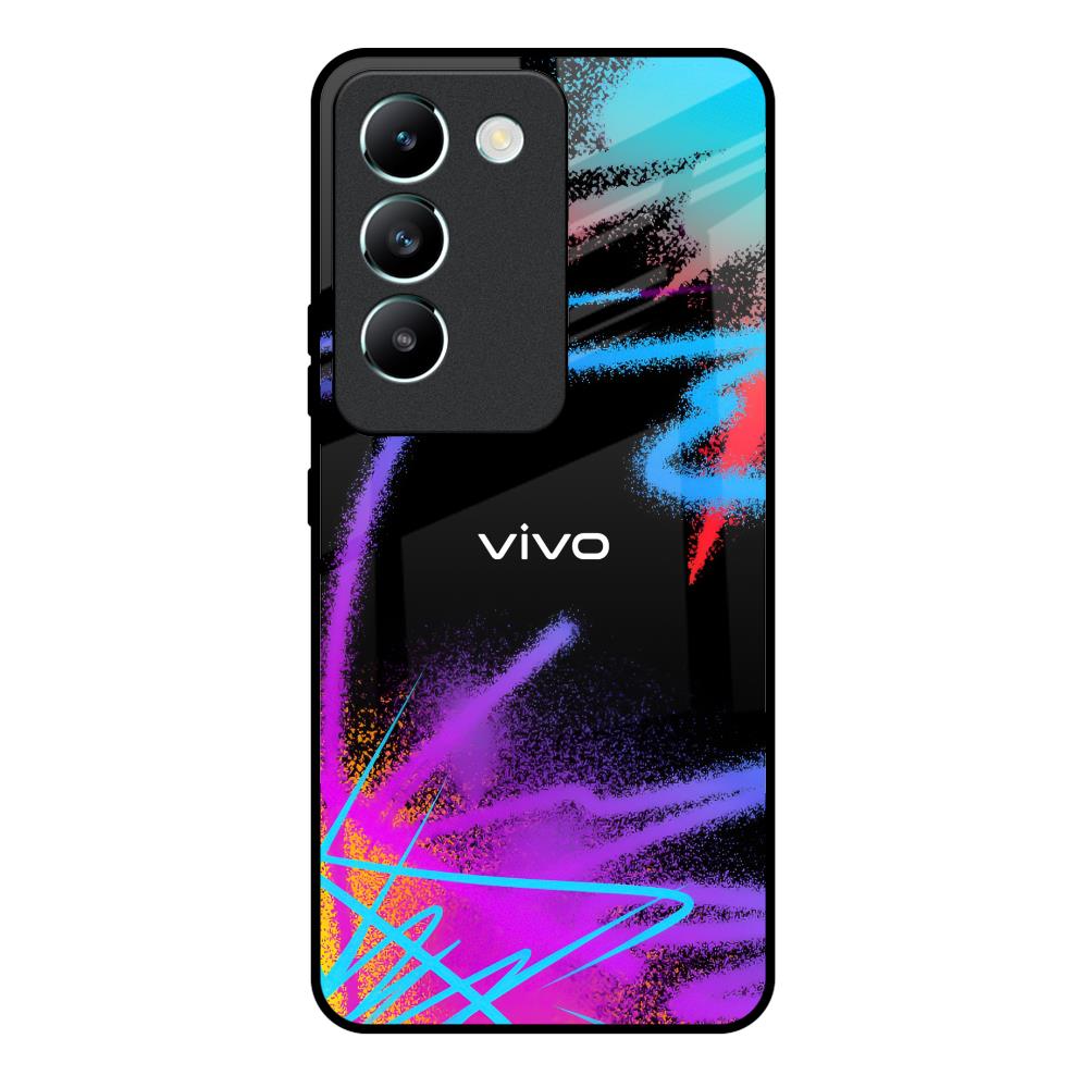 Brushy Color Vivo Y200e 5G Glass Back Cover Online