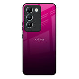 Purple Ombre Pattern Vivo Y200e 5G Glass Back Cover Online