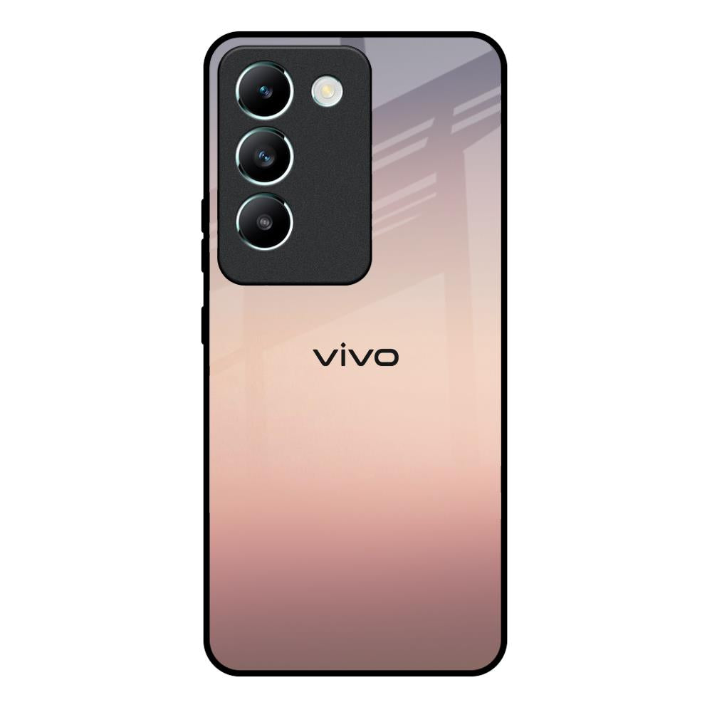 Golden Mauve Vivo Y200e 5G Glass Back Cover Online