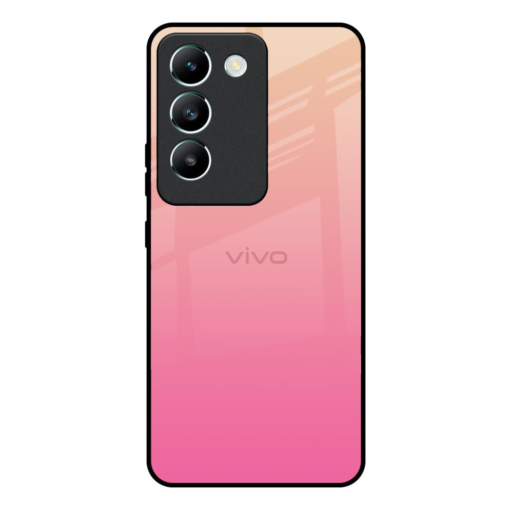 Pastel Pink Gradient Vivo Y200e 5G Glass Back Cover Online