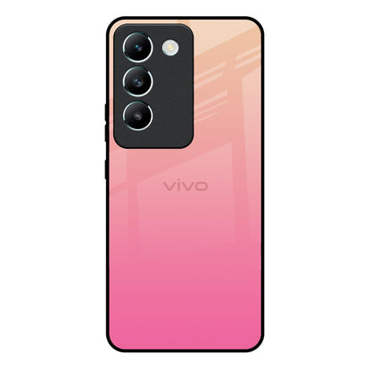 Pastel Pink Gradient Vivo Y200e 5G Glass Back Cover Online