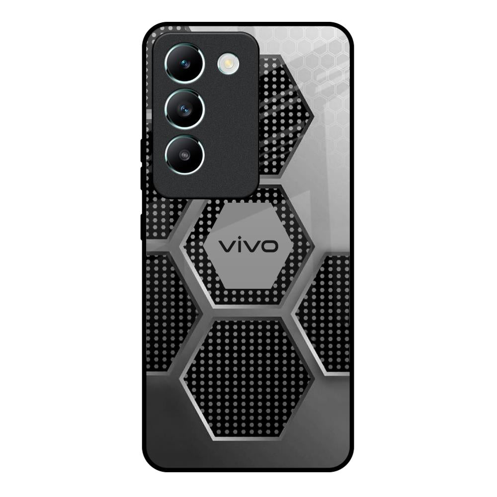 Hexagon Style Vivo Y200e 5G Glass Back Cover Online