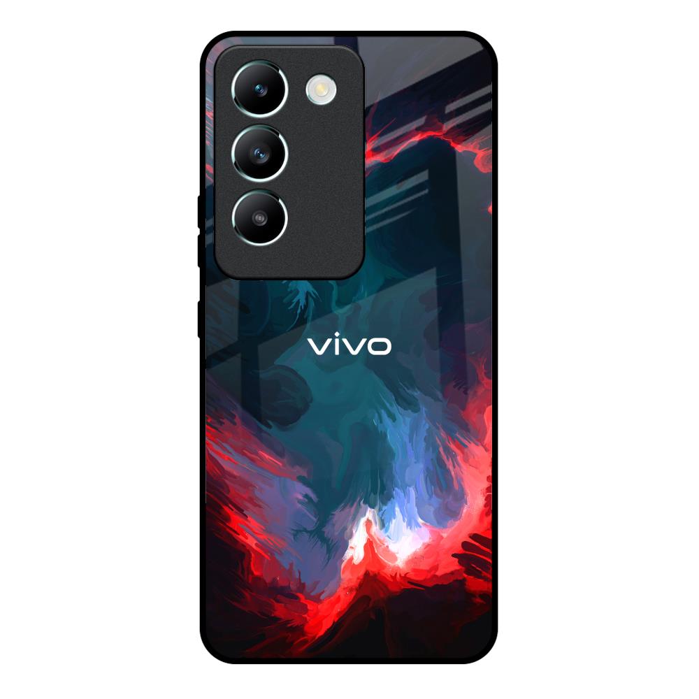 Brush Art Vivo Y200e 5G Glass Back Cover Online