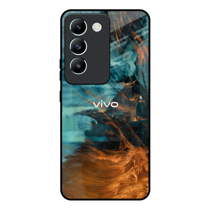 Golden Splash Vivo Y200e 5G Glass Back Cover Online