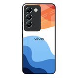 Wavy Color Pattern Vivo Y200e 5G Glass Back Cover Online