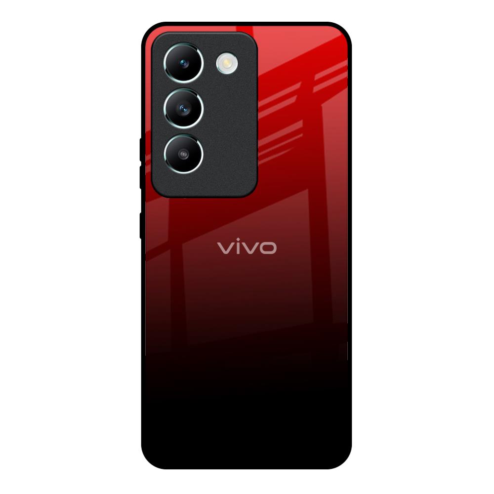 Maroon Faded Vivo Y200e 5G Glass Back Cover Online