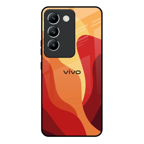 Magma Color Pattern Vivo Y200e 5G Glass Back Cover Online