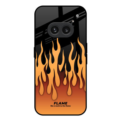 Fire Flame Nothing Phone 2a Plus Glass Back Cover Online