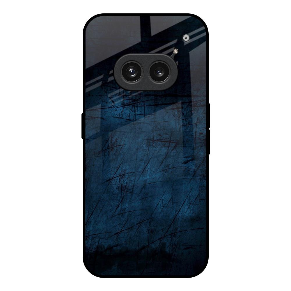 Dark Blue Grunge Nothing Phone 2a Plus Glass Back Cover Online