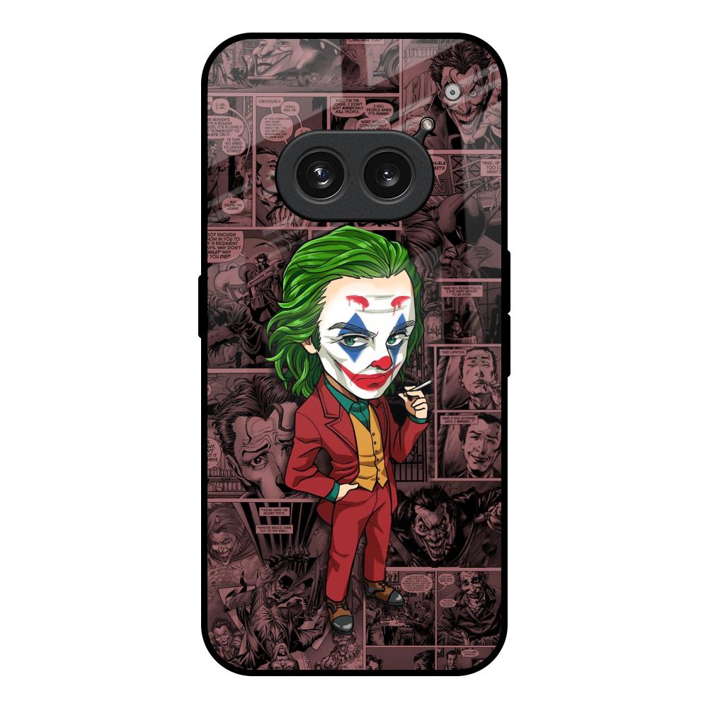 Joker Cartoon Nothing Phone 2a Plus Glass Back Cover Online