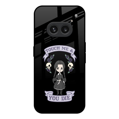 Touch Me & You Die Nothing Phone 2a Plus Glass Back Cover Online