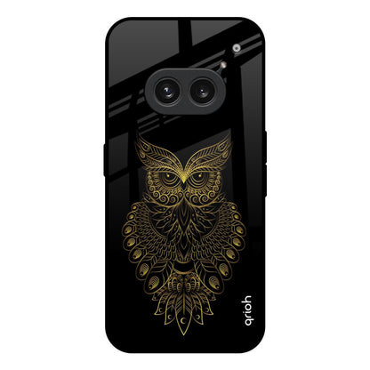 Golden Owl Nothing Phone 2a Plus Glass Back Cover Online