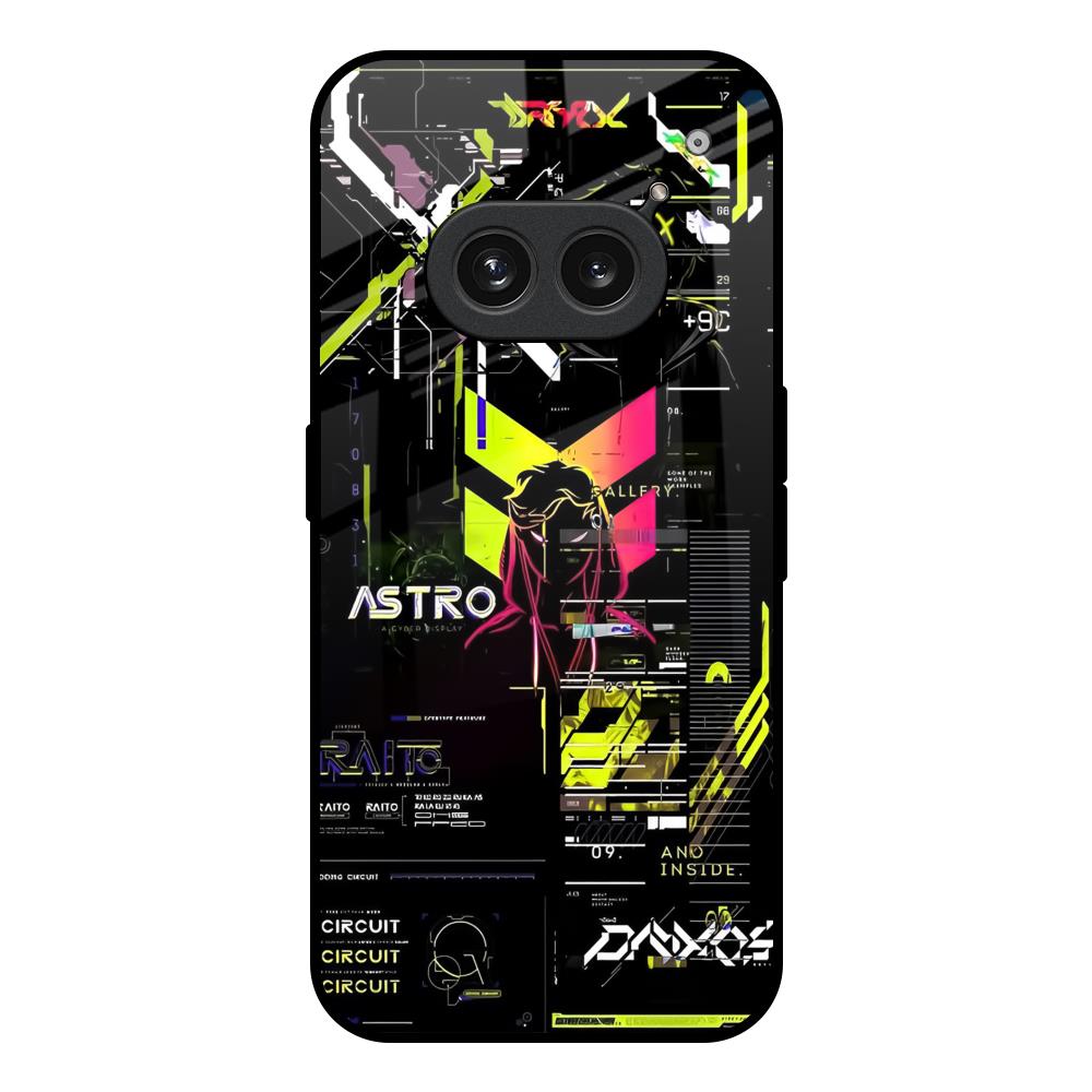 Astro Glitch Nothing Phone 2a Plus Glass Back Cover Online
