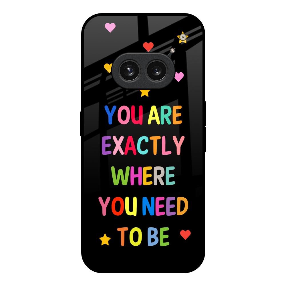 Magical Words Nothing Phone 2a Plus Glass Back Cover Online