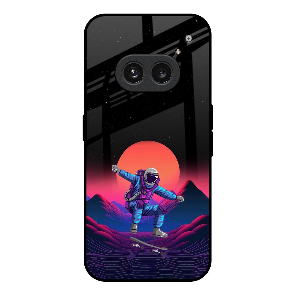Retro Astronaut Nothing Phone 2a Plus Glass Back Cover Online