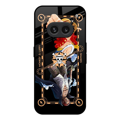 Shanks & Luffy Nothing Phone 2a Plus Glass Back Cover Online