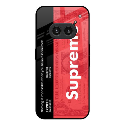Supreme Ticket Nothing Phone 2a Plus Glass Back Cover Online