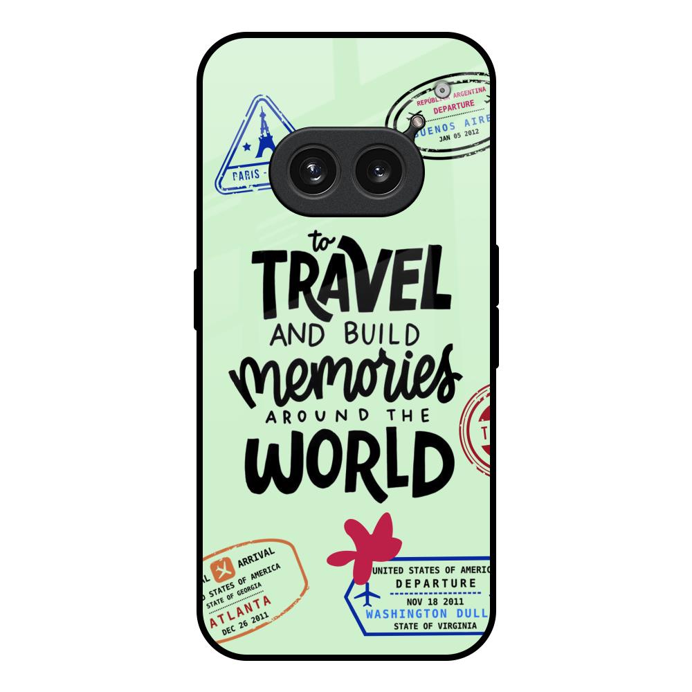Travel Stamps Nothing Phone 2a Plus Glass Back Cover Online