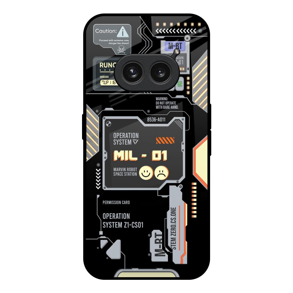 Exposed Parts Nothing Phone 2a Plus Glass Back Cover Online