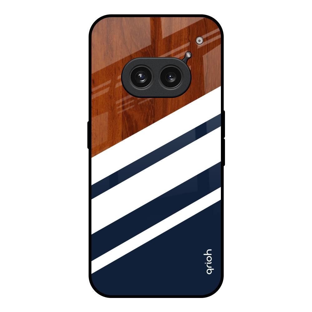 Bold Stripes Nothing Phone 2a Plus Glass Back Cover Online