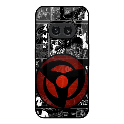 Sharingan Nothing Phone 2a Plus Glass Back Cover Online