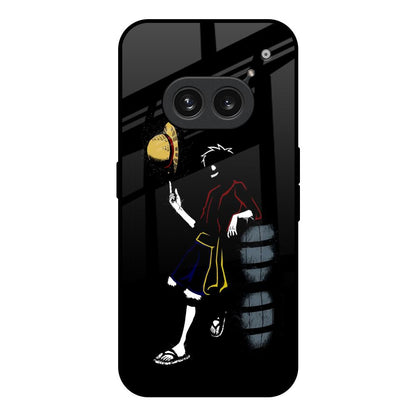 Luffy Line Art Nothing Phone 2a Plus Glass Back Cover Online