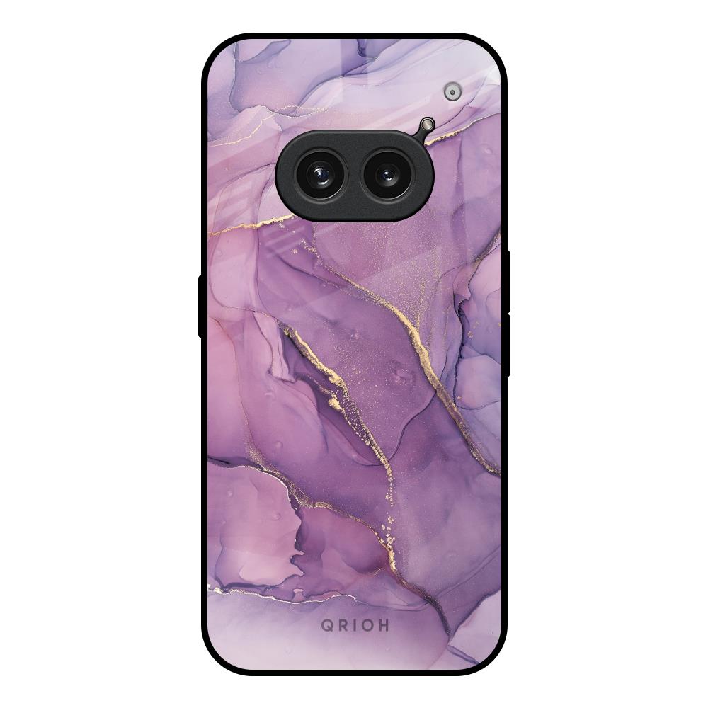 Purple Gold Marble Nothing Phone 2a Plus Glass Back Cover Online