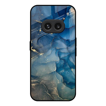 Blue Cool Marble Nothing Phone 2a Plus Glass Back Cover Online