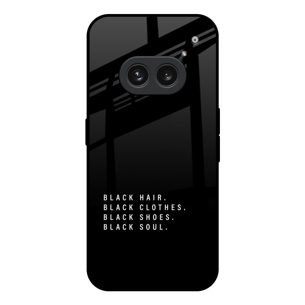 Black Soul Nothing Phone 2a Plus Glass Back Cover Online