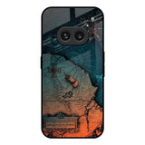 Geographical Map Nothing Phone 2a Plus Glass Back Cover Online