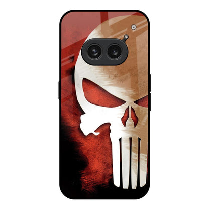 Red Skull Nothing Phone 2a Plus Glass Back Cover Online