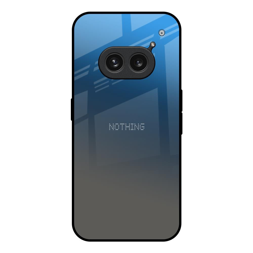Blue Grey Ombre Nothing Phone 2a Plus Glass Back Cover Online