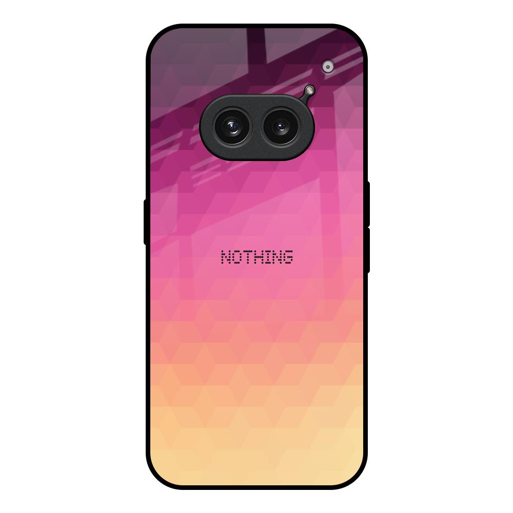 Geometric Pink Diamond Nothing Phone 2a Plus Glass Back Cover Online