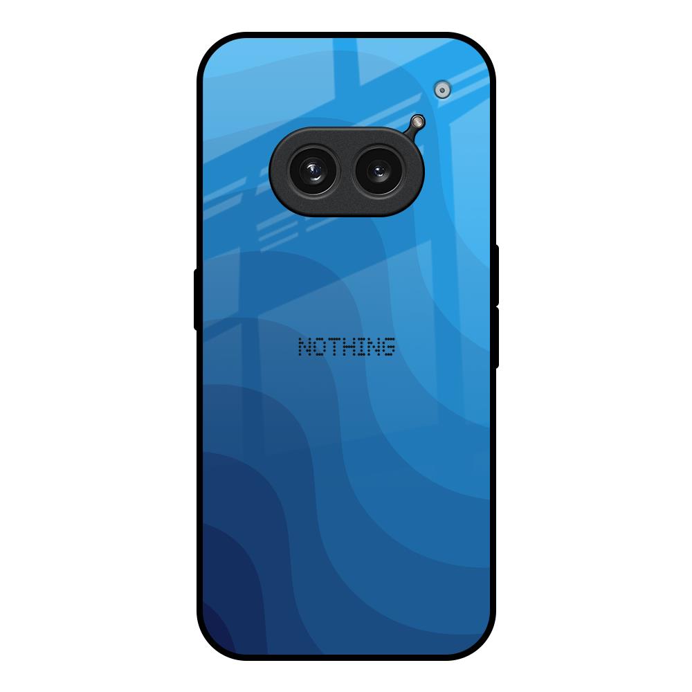 Blue Wave Abstract Nothing Phone 2a Plus Glass Back Cover Online