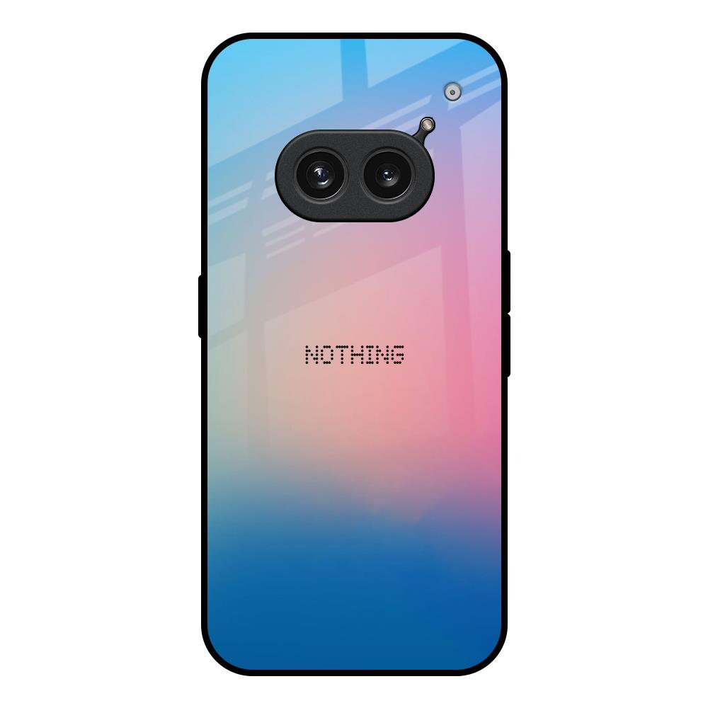 Blue & Pink Ombre Nothing Phone 2a Plus Glass Back Cover Online