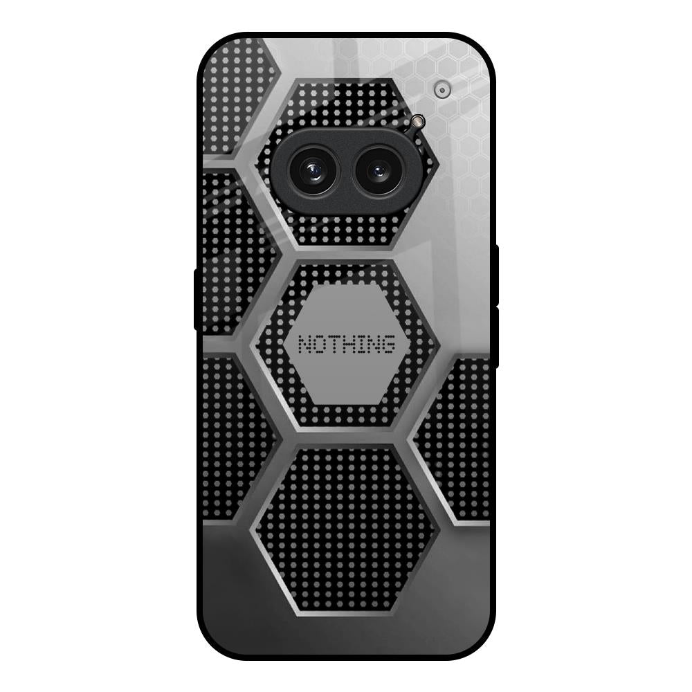 Hexagon Style Nothing Phone 2a Plus Glass Back Cover Online