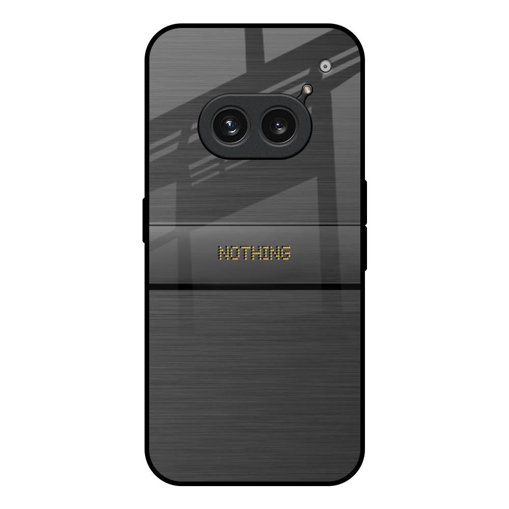Grey Metallic Glass Nothing Phone 2a Plus Glass Back Cover Online