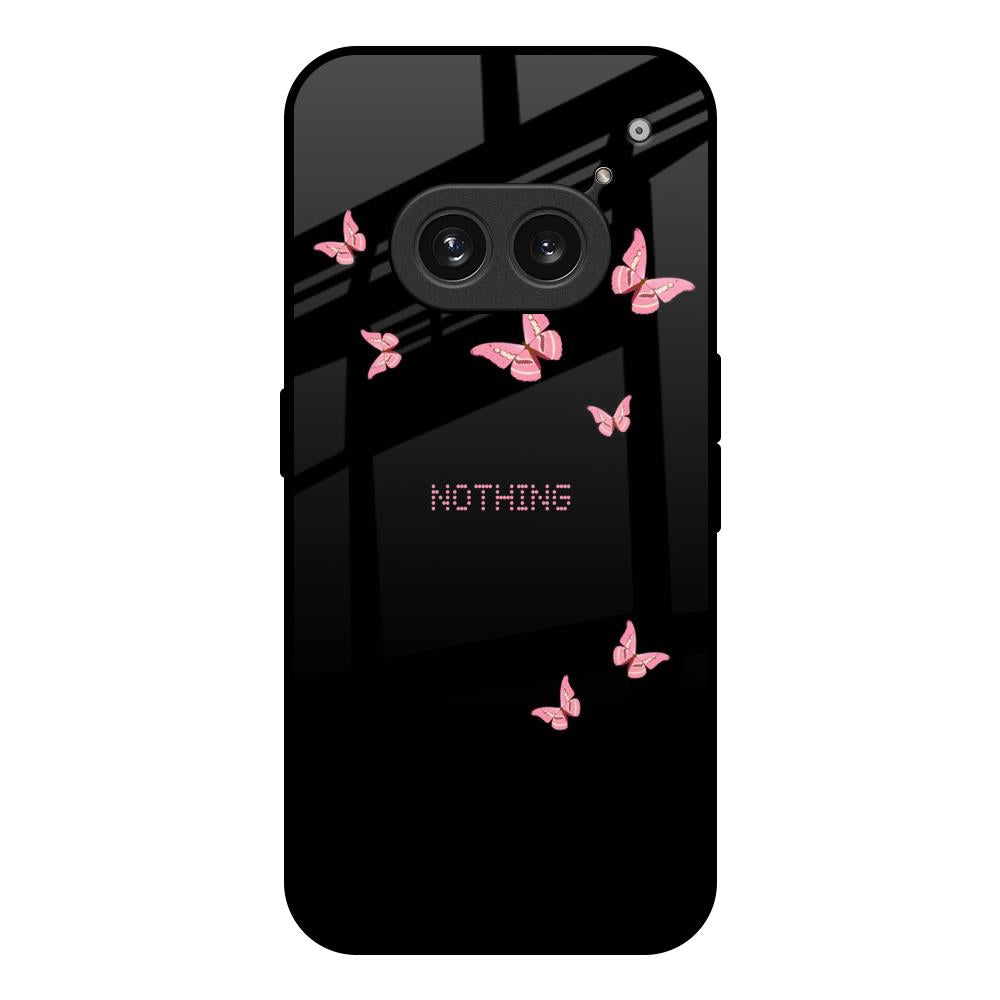 Fly Butterfly Nothing Phone 2a Plus Glass Back Cover Online