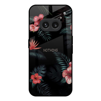 Tropical Art Flower Nothing Phone 2a Plus Glass Back Cover Online