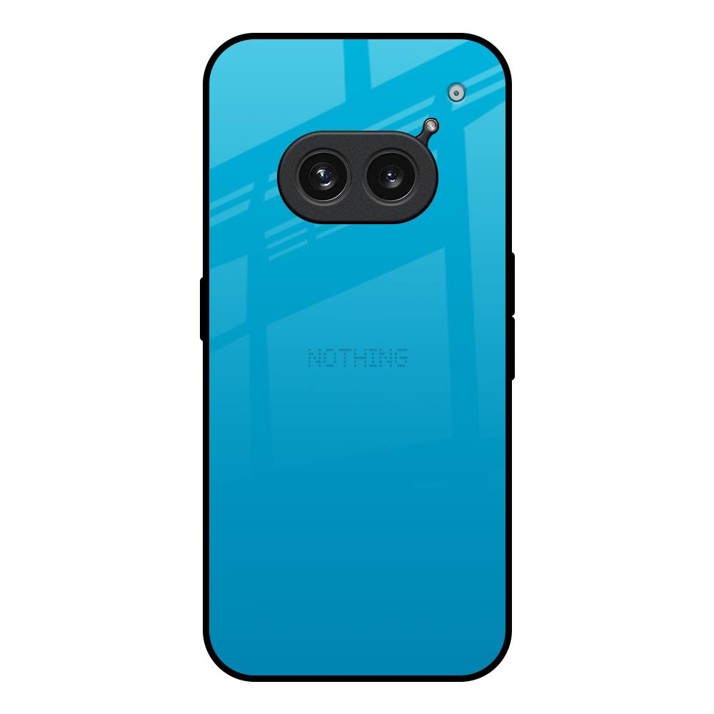 Blue Aqua Nothing Phone 2a Plus Glass Back Cover Online